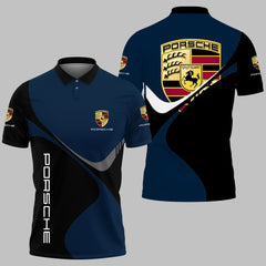 3D Printed PORSCHE Polo Shirt Ver 3