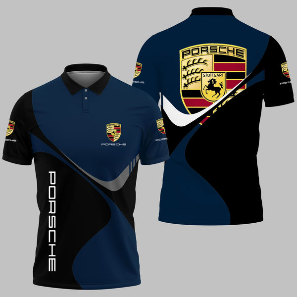 3D Printed PORSCHE Polo Shirt Ver 3