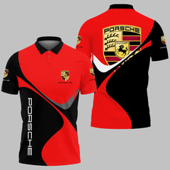 3D Printed PORSCHE Polo Shirt Ver 2