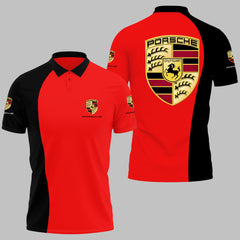 3D Printed PORSCHE Polo Shirt Ver 5