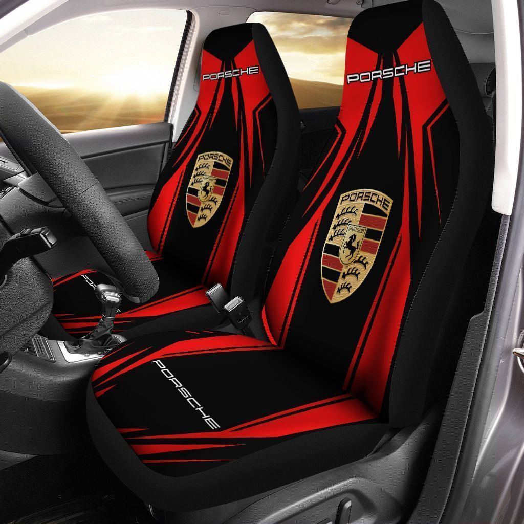 Porsche Car Seat Cover ( Set Of 2 ) Ver1