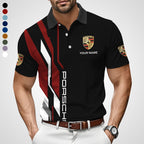 3D All Over Printed Porsche Limited Edition Polo Shirt