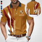3D All Over Printed Porsche Limited Edition Polo Shirt