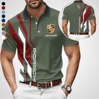 3D All Over Printed Porsche Limited Edition Polo Shirt