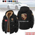 Porsche 3D Zipper Fleece Hoodie HD06021