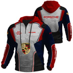 3D All Over Printed Porsche Limited Edition Quarter zip hoodie ZH22031