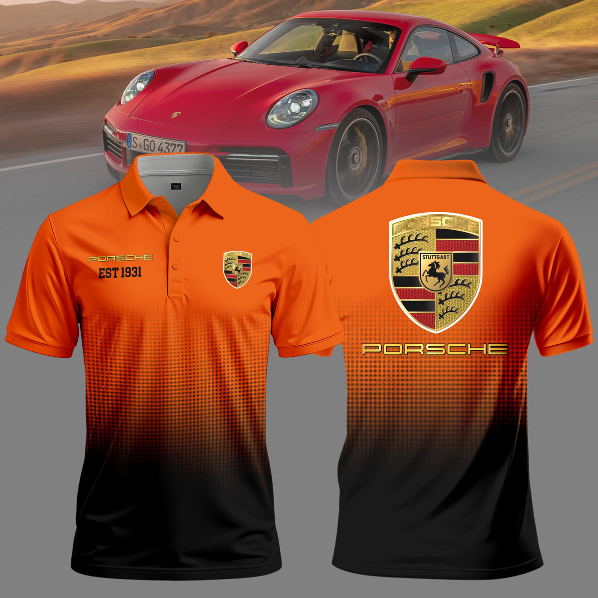 3D All Over Printed Porsche Limited Edition PL06041