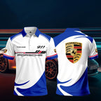3D All Over Printed Porsche 911 Polo Shirt Limited Edition PL23061