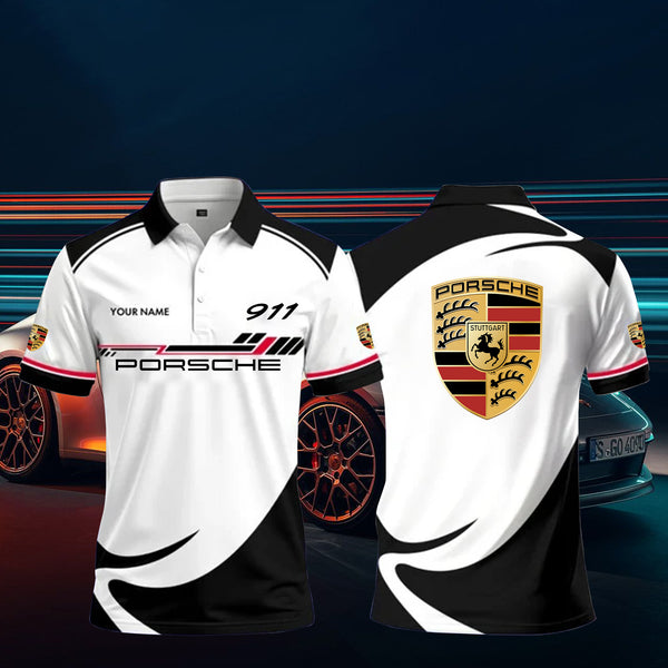 3D All Over Printed Porsche 911 Polo Shirt Limited Edition PL23061
