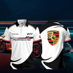 3D All Over Printed Porsche 911 Polo Shirt Limited Edition PL23061