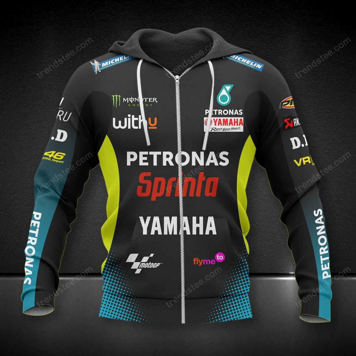 3D All Over Printed Yamaha racing Shirt HD13071