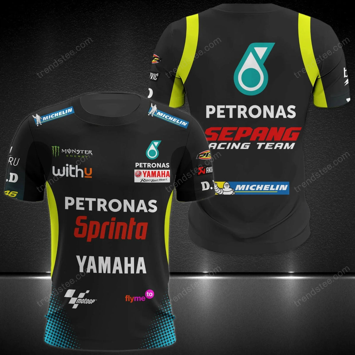 3D All Over Printed Yamaha racing Shirt HD13071