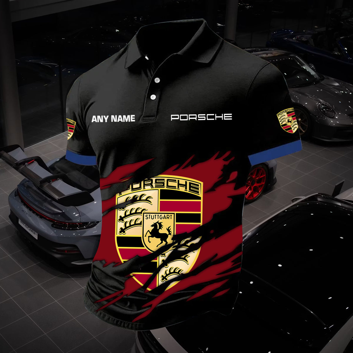 3D All Over Printed Porsche Limited Edition PL16071