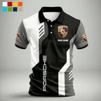 3D All Over Printed Porsche Polo Shirt Limited Edition PL09032