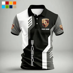 3D All Over Printed Porsche Polo Shirt Limited Edition PL09032