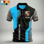 3D All Over Printed Porsche Polo Shirt Limited Edition PL09032
