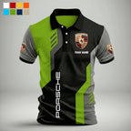3D All Over Printed Porsche Polo Shirt Limited Edition PL09032