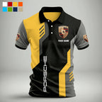 3D All Over Printed Porsche Polo Shirt Limited Edition PL09032