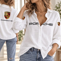Porsche Custom Name Casual Design Women shirt WS24091