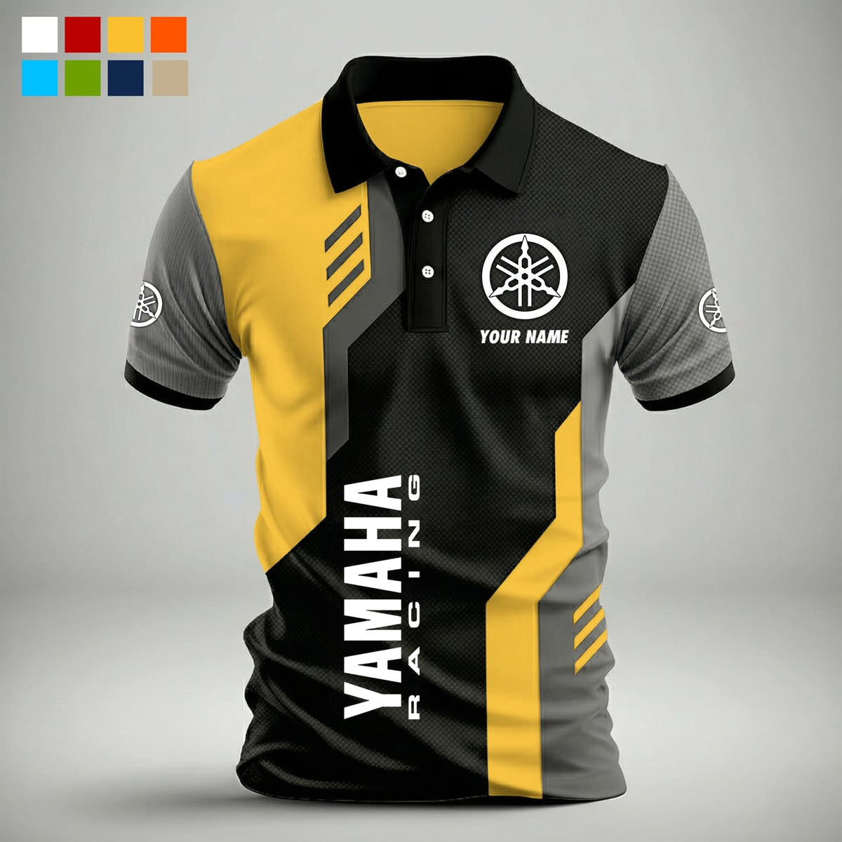 3D All Over Printed Yamaha racing Polo Shirt Limited Edition PL25091