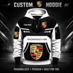 Porsche Custom Quarter Zip Hoodie HD26092