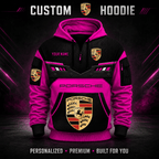 Porsche Custom Quarter Zip Hoodie HD26092
