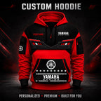 Yamaha Racing Custom Quarter Zip Hoodie HD29092