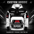 Suzuki GSX Custom Quarter Zip Hoodie HD011001