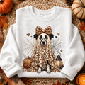 Custom Dog Cat Pet Ghost from Photo - Personalized Shirt - Trendy Halloween Tee for Dog Mom, Cat Mom